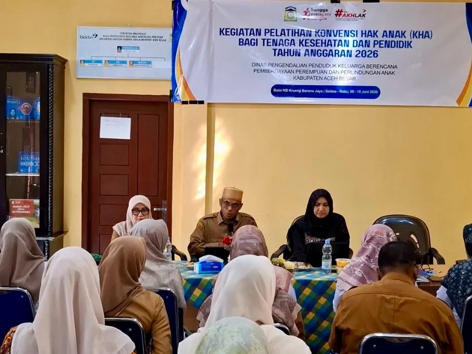 Perkuat Perlindungan Anak, DPP KB PP dan PA Aceh Besar Gelar Pelatihan KHA