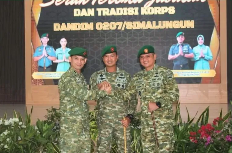 Danrem 022/PT Pimpin Sertijab Dandim 0207/Simalungun