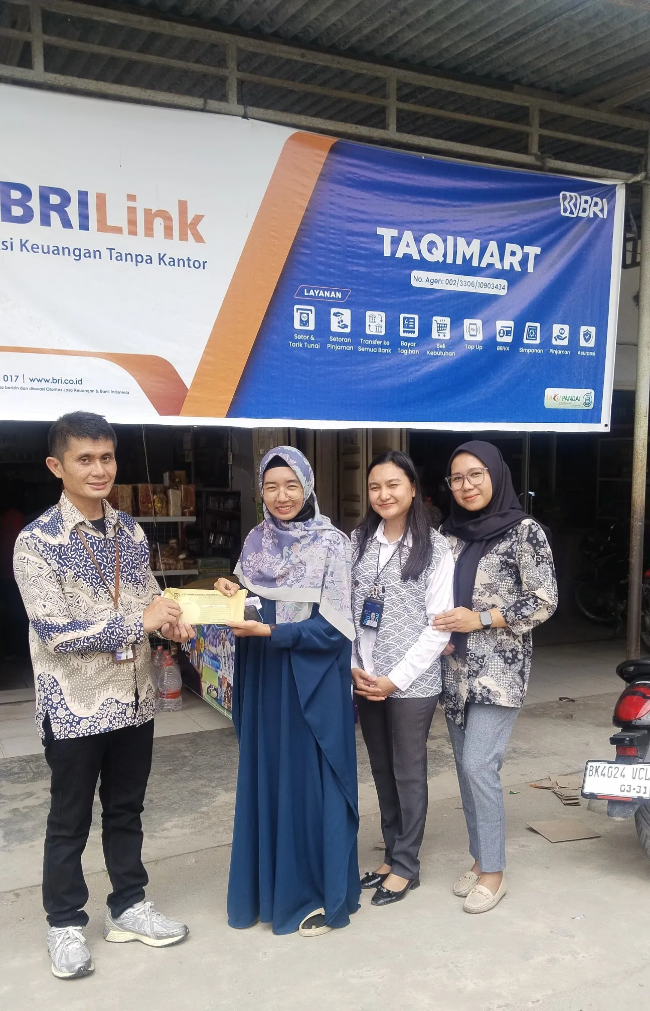 AgenBRILink TAQIMART Raih Reward Program Racing FBI BRI