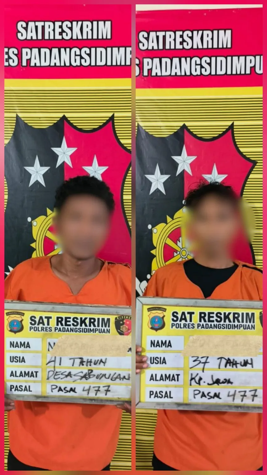 Bongkar Toko Sandal, Tersangka Ditangkap Di Dekat Kantor Polres Sidimpuan