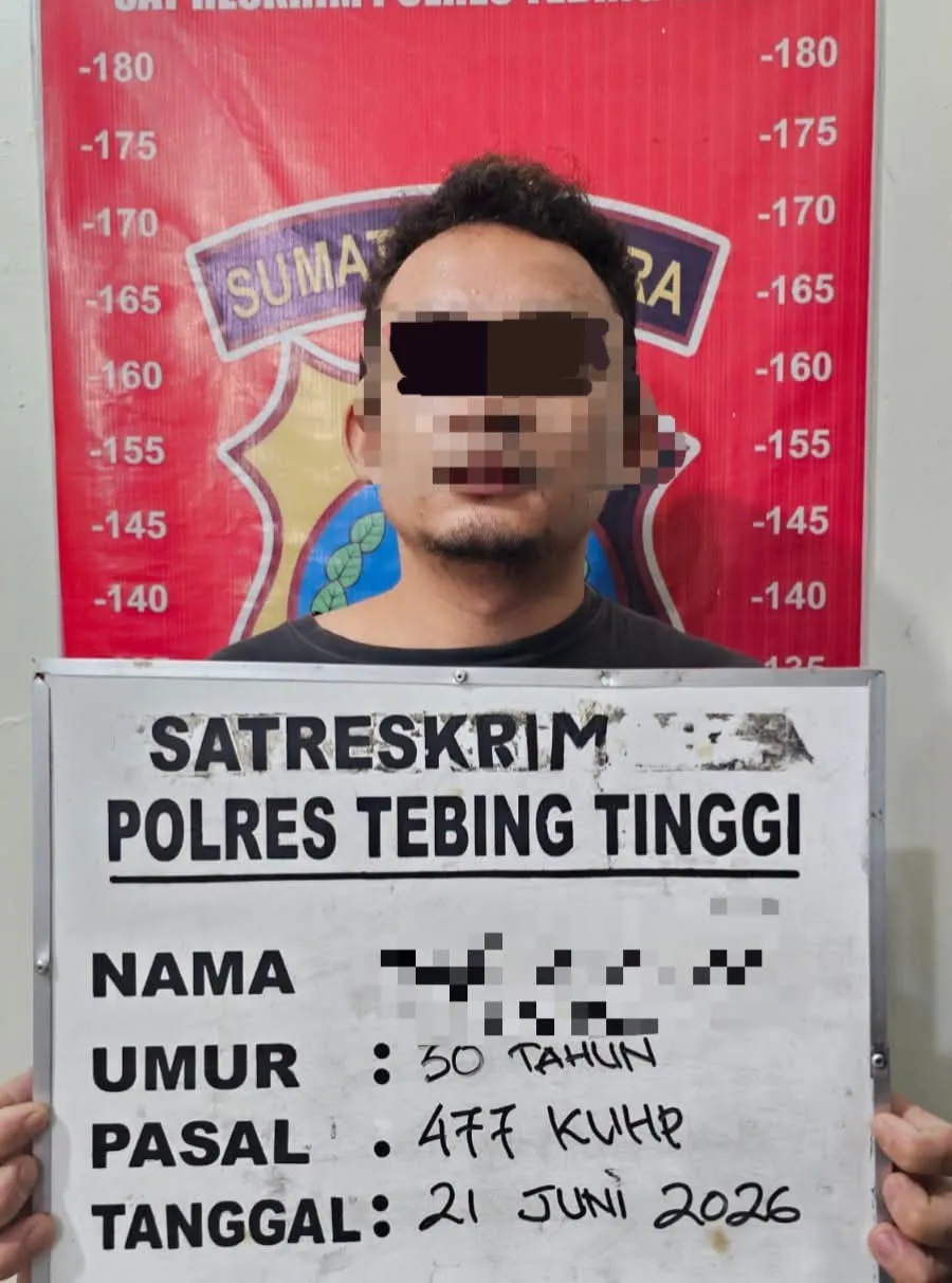 Polres Tebingtinggi Ungkap Curanmor, Seorang Pria Diamankan