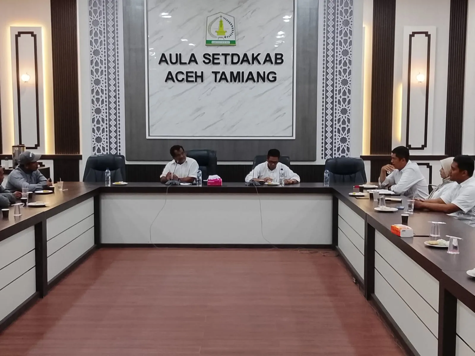 Pemkab Aceh Tamiang Bahas Lahan Pembangunan Huntap