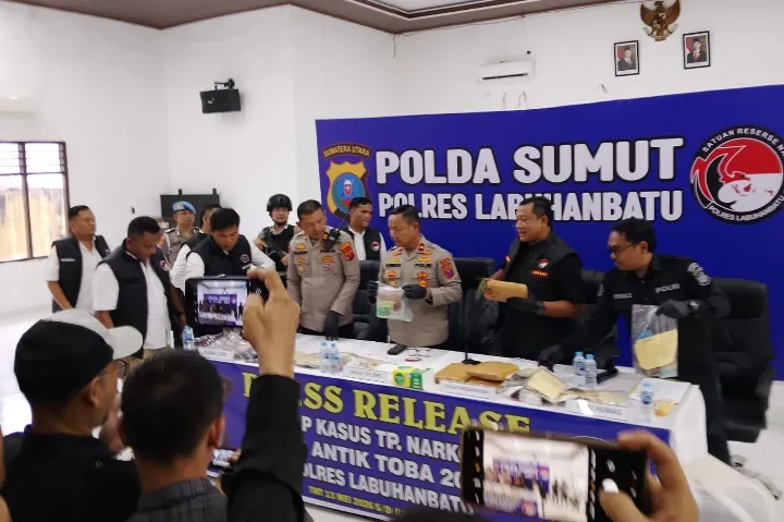 Antik Toba 2026, Polres Labuhanbatu Jaring 96 Pelaku Narkoba