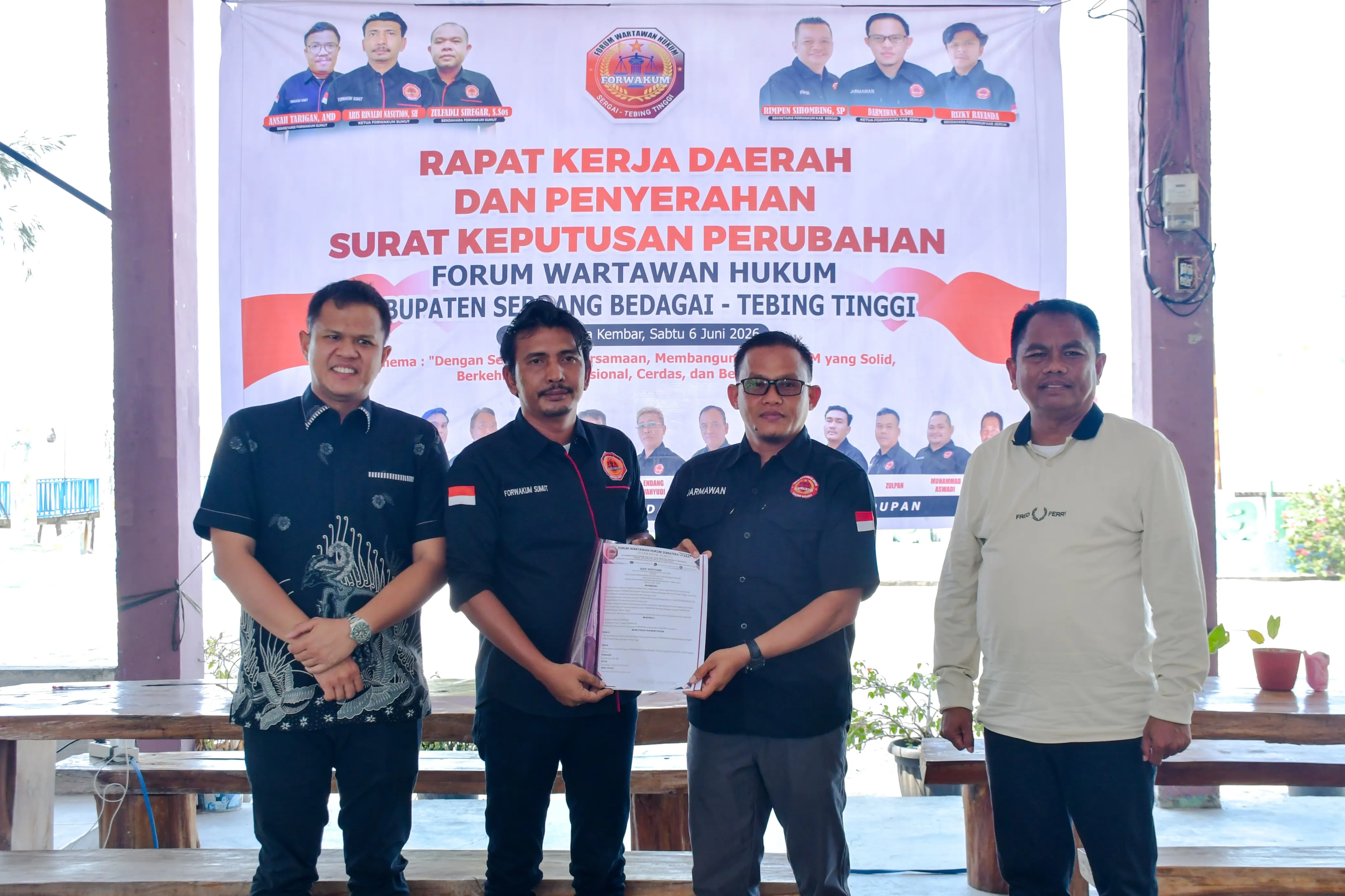 Rakerda Forwakum Sergai-Tebingtinggi, Bupati Darma Wijaya Apresiasi Peran Pers