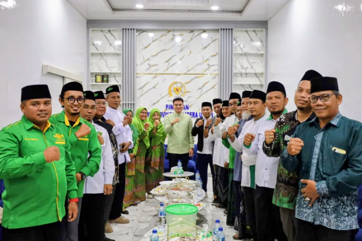 Jalin Silaturahmi, PCNU Langkat Siap Bersinergi dengan Ricky Anthony