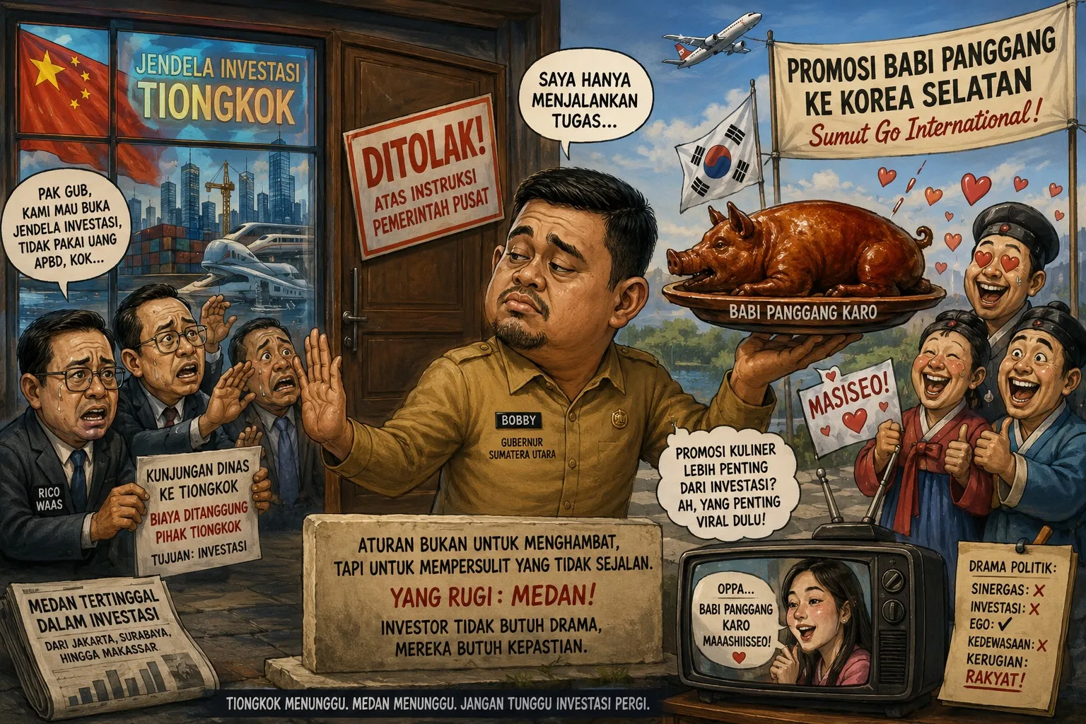 Investasi Tiongkok dan Drama Babi Panggang