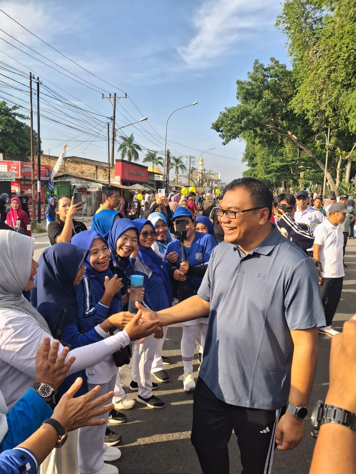 Ratusan Warga Padati Car Free Day di Lapangan Tengku Raja Muda, Bupati Asri Ludin Dorong Tingkatkan Fasilitas Publik