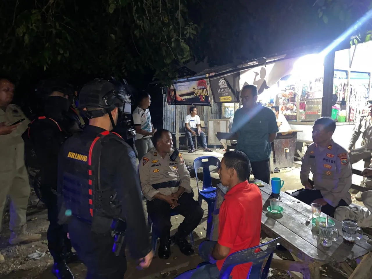 Polres Pelabuhan Belawan Gelar Patroli Gabungan Antisipasi Gangguan Kamtibmas