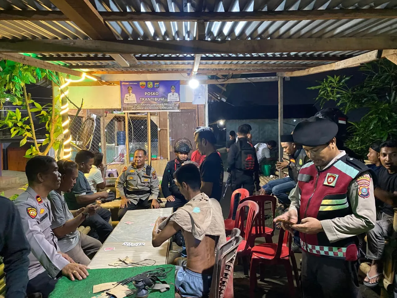 Polres Pelabuhan Belawan Gelar Patroli Gabungan Antisipasi Gangguan Kamtibmas
