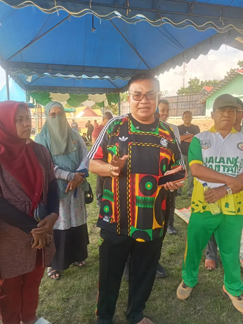 Bupati Salim Fakhry Tinjau Persiapan Pembangunan Stan Pameran HUT ke-52 Agara