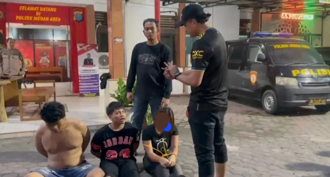 Polrestabes Medan Ringkus 3 Pelaku Curanmor, Modusnya Check-in Hotel