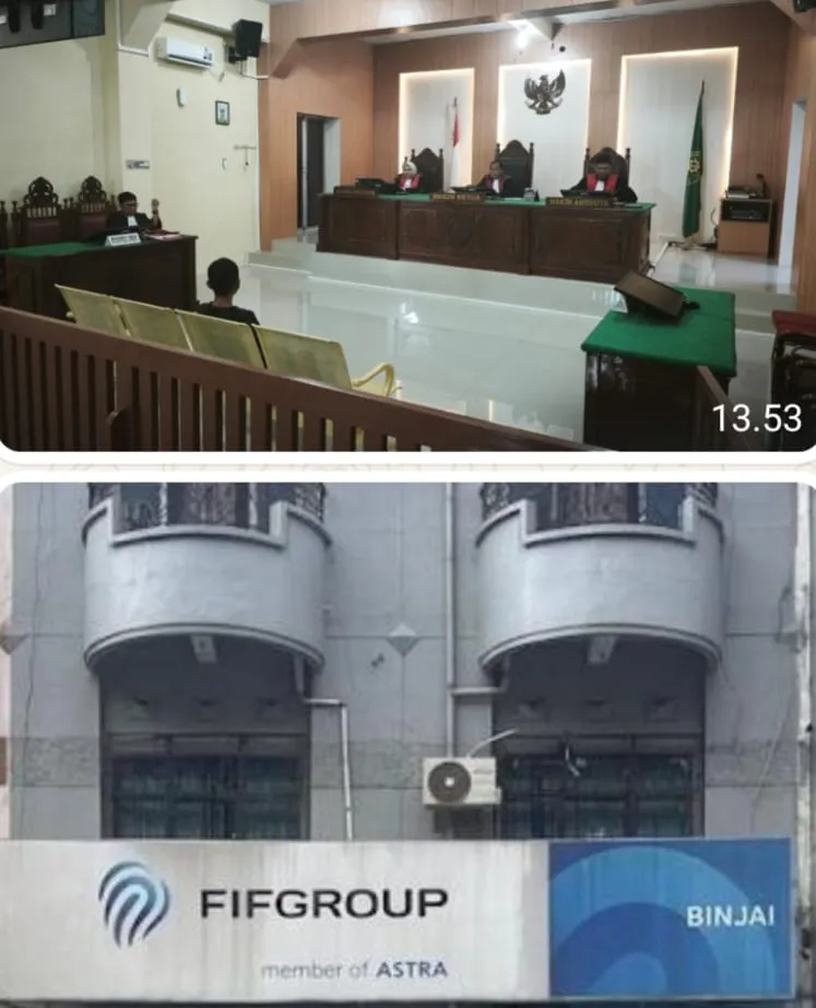 Gadaikan Motor Kredit, Debitur FIFGROUP Cabang Binjai Divonis 6 Bulan Penjara