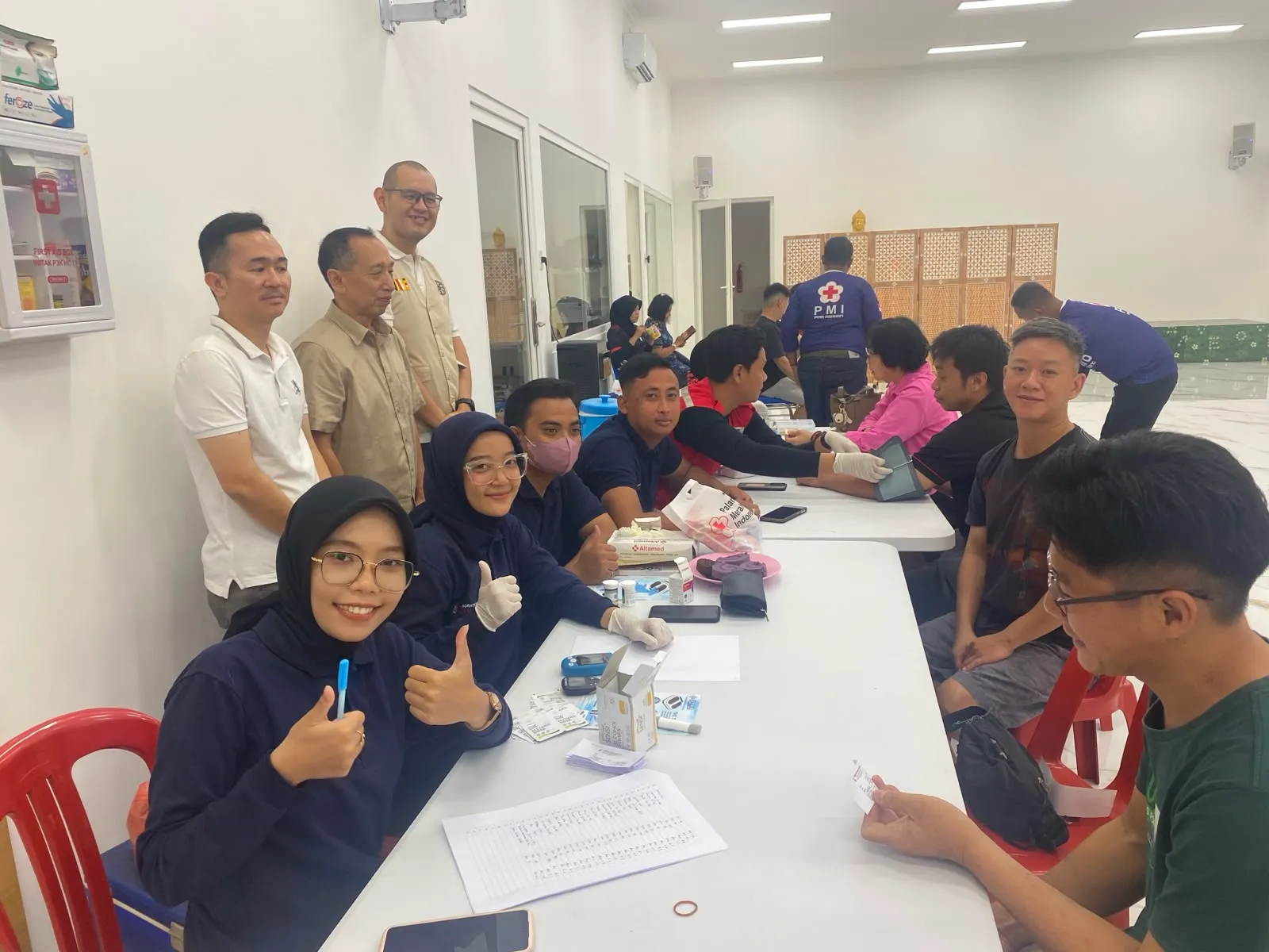 Dayaka Sabha Vihara Dhammacakka Gelar Baksos Donor Darah