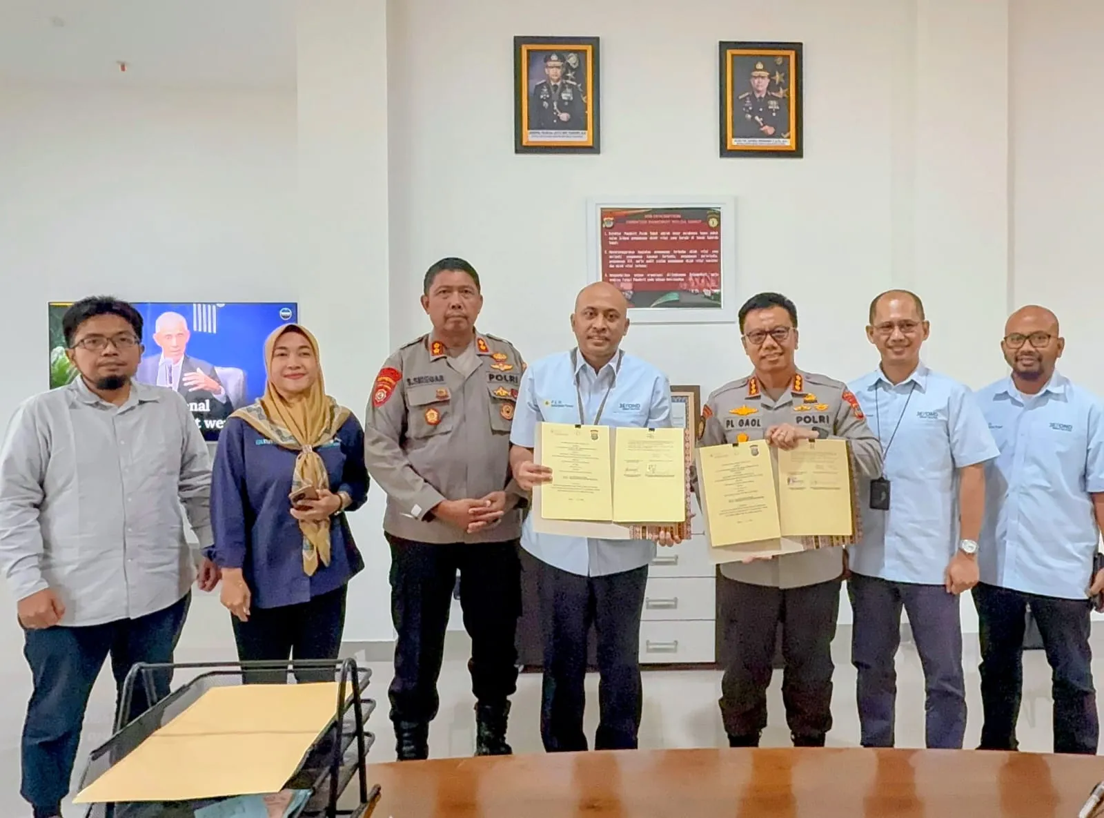 Komitmen Memitigasi Risiko, PLN Indonesia Power Jalin Kerja Sama dengan Ditpamobvit Poldasu