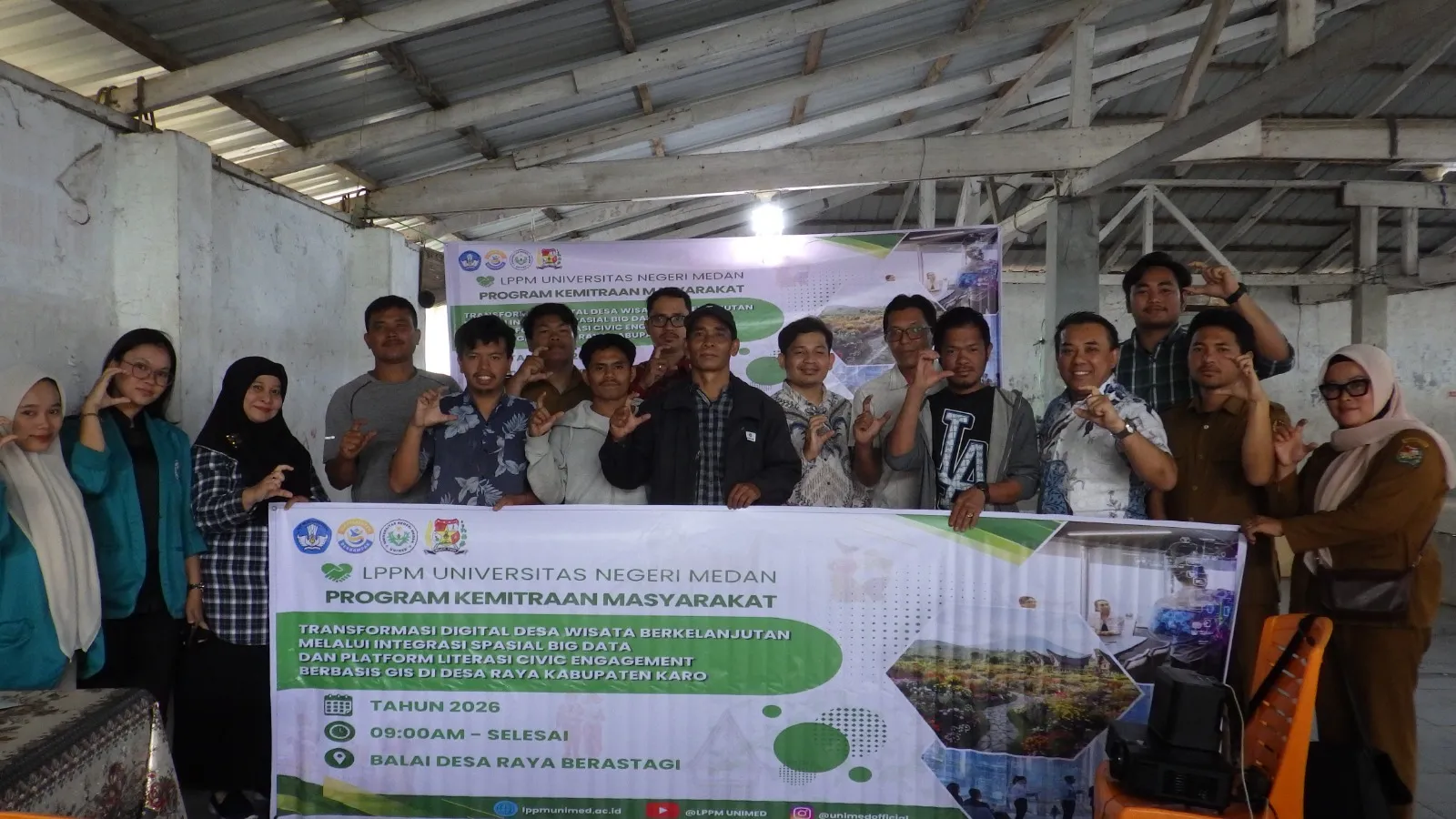 Tim Dosen UNIMED Wujudkan Transformasi Digital Desa Raya Karo, Menuju Desa Wisata Berbasis GIS dan Big Data