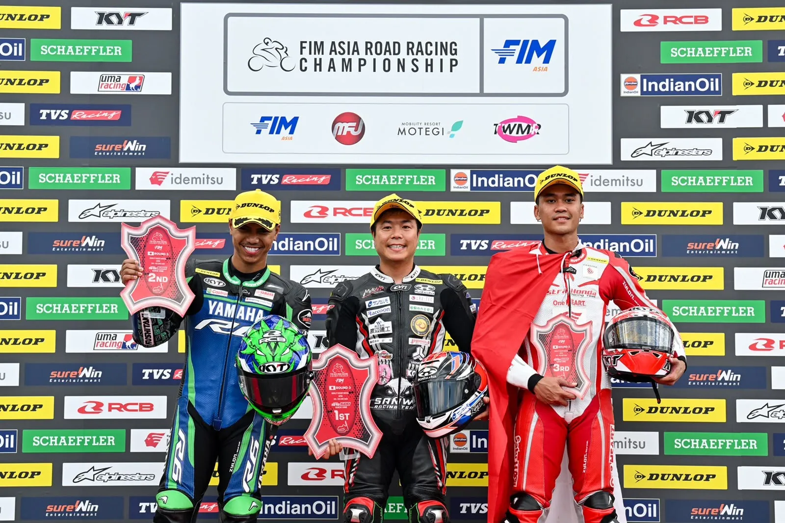 CBR Series Melesat Kencang, AHRT Borong Tiga Podium ARRC Motegi