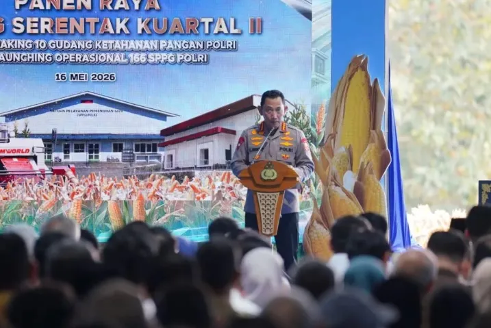 Kapolri: Panen jagung Polri capai 3,9 juta ton pada 2025