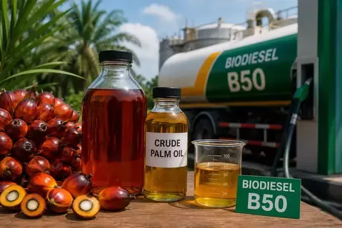Harga CPO Melemah, Pasar Tunggu Kejelasan Implementasi Program B50 RI