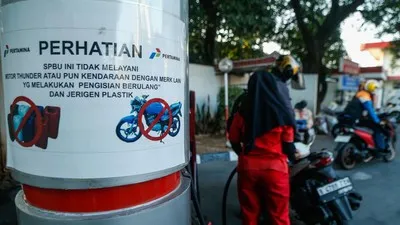 Pertamina Buka Suara Soal Larangan Suzuki Thunder Isi BBM Subsidi di SPBU