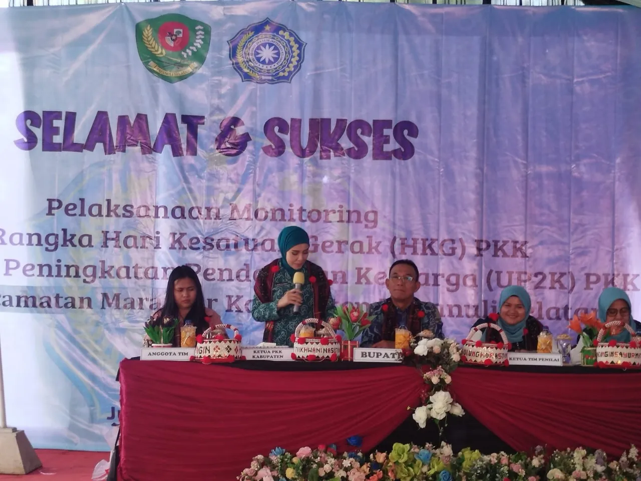 PKK Sumut Monev UP2K Di Desa Sugi Tapsel