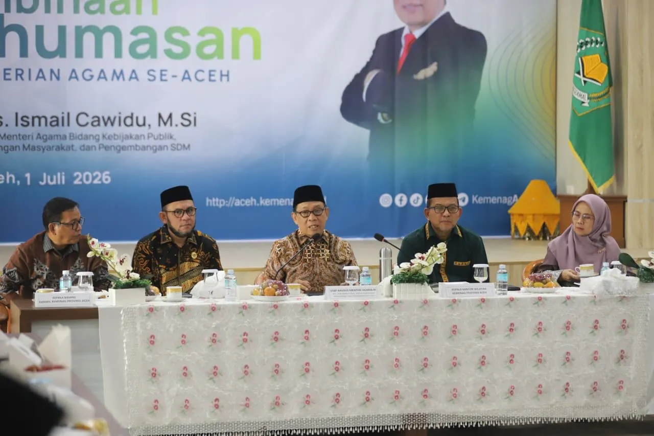 Staf Khusus Menag Ajak Jajaran Kemenag Aceh Bangun Budaya Keterbukaan Informasi Publik