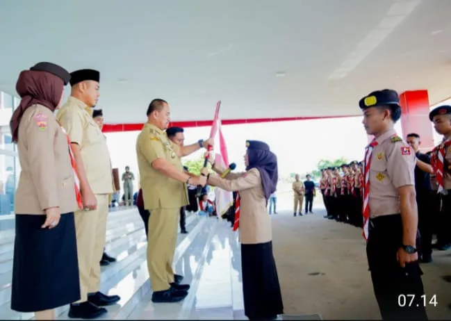 86 Kontingen Pramuka Batubara Dilepas Ikuti Jambore Daerah Sumut XI/ 2026
