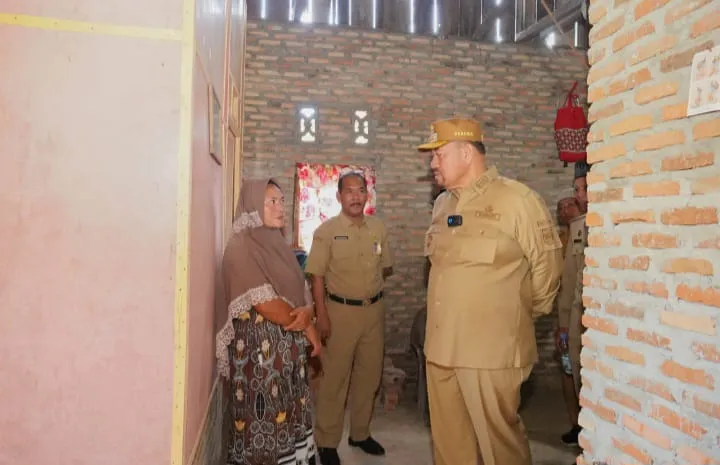 19 Rumah Bantuan Stimulan Pascabencana di Desa Sentang