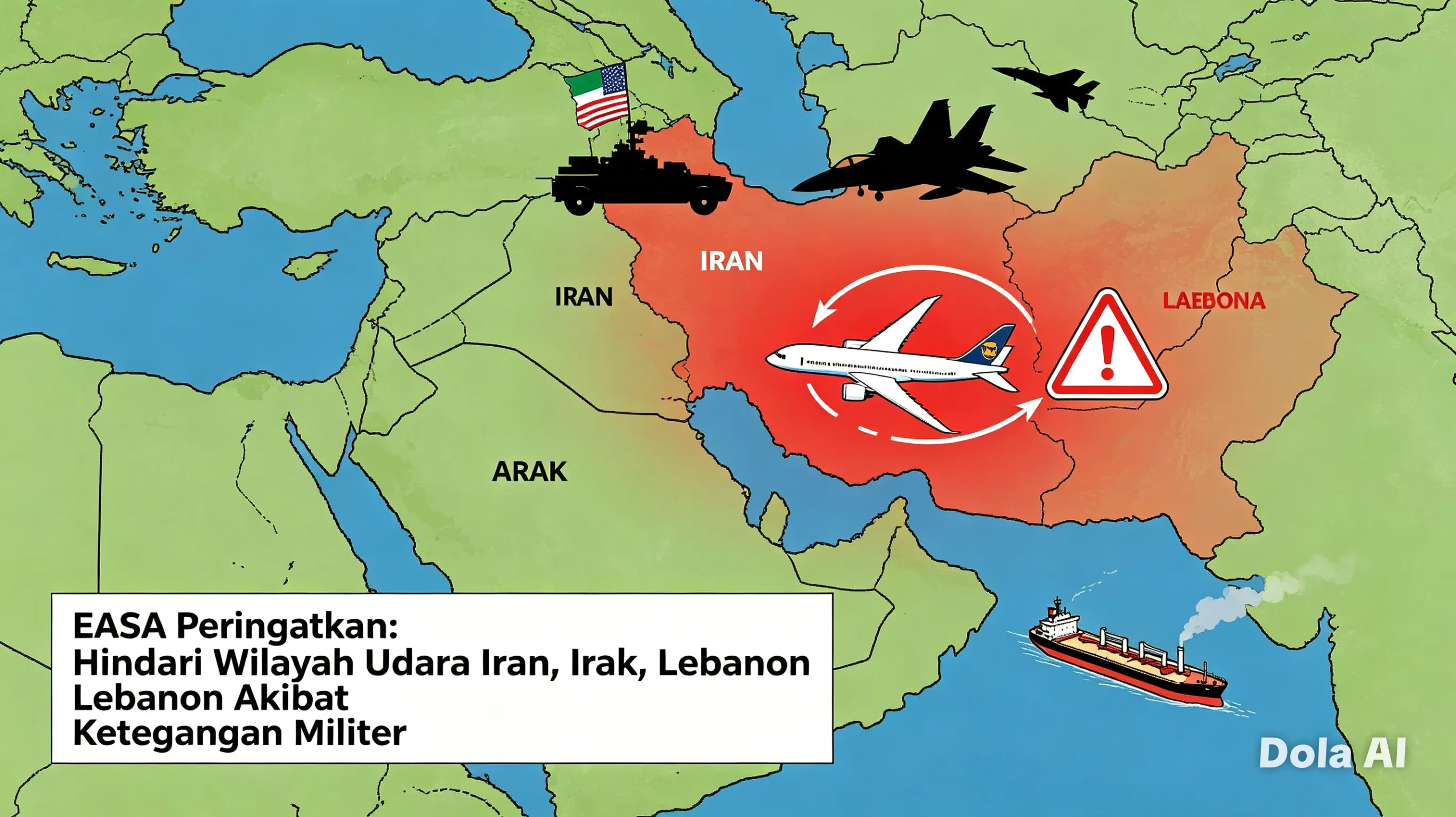 Selat Hormuz Kembali Membara, Maskapai Penerbangan Hindari Wilayah Udara Iran