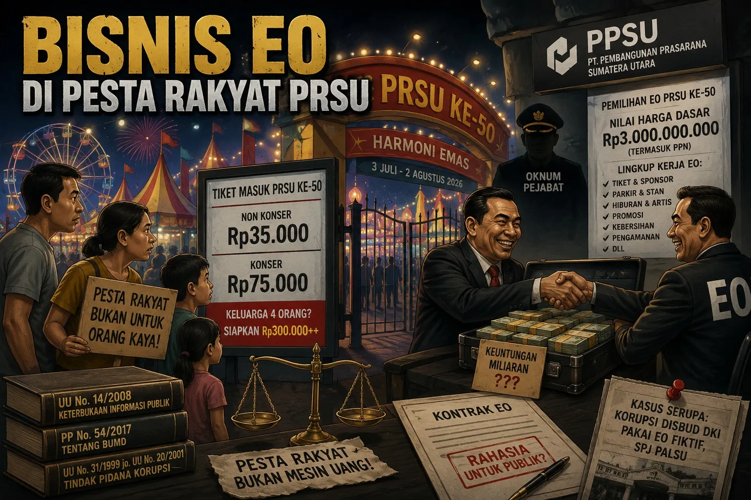 Bisnis EO di Pesta Rakyat PRSU