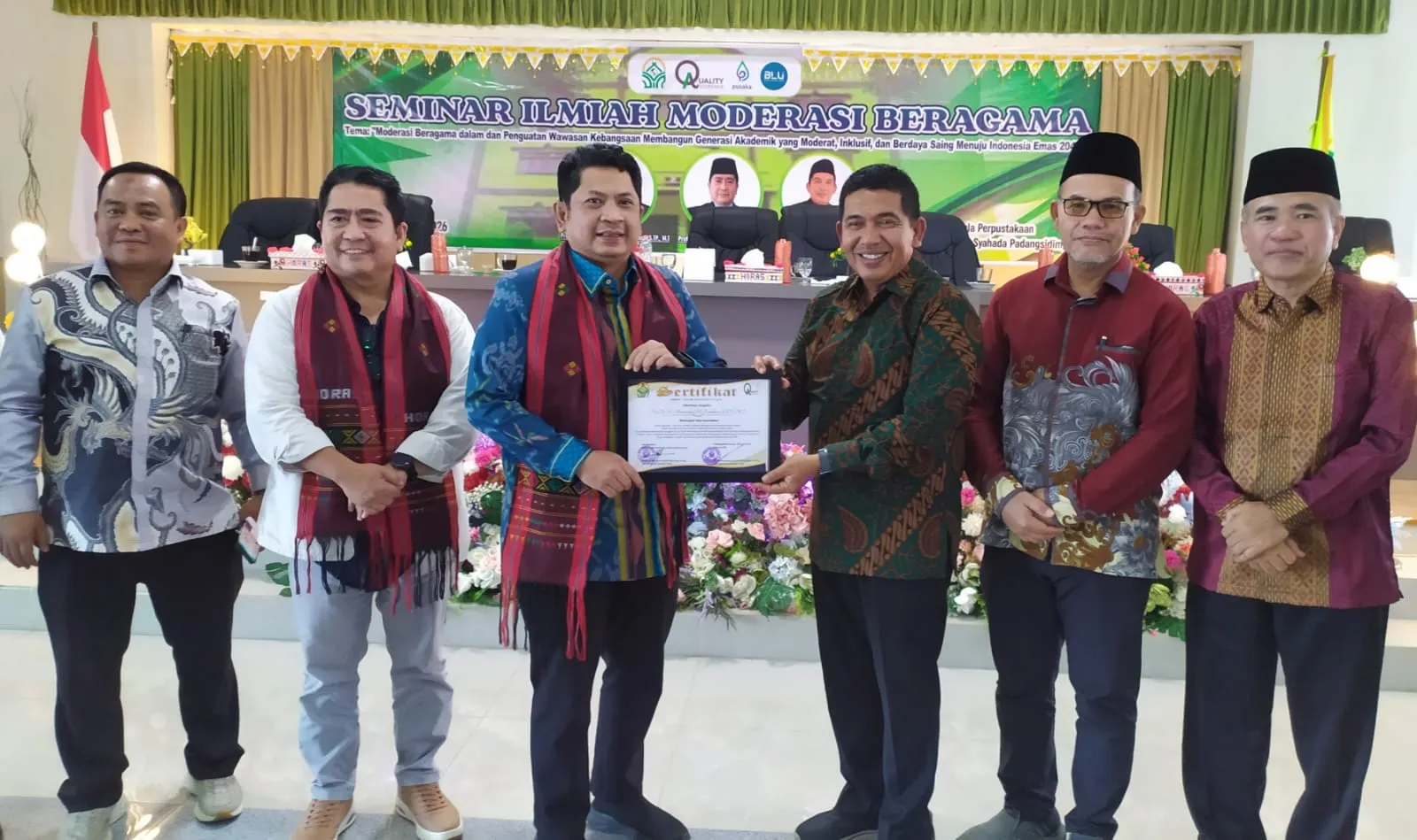LPM UIN Syahada Padangsidimpuan Sukses Gelar Seminar Ilmiah Moderasi Beragama