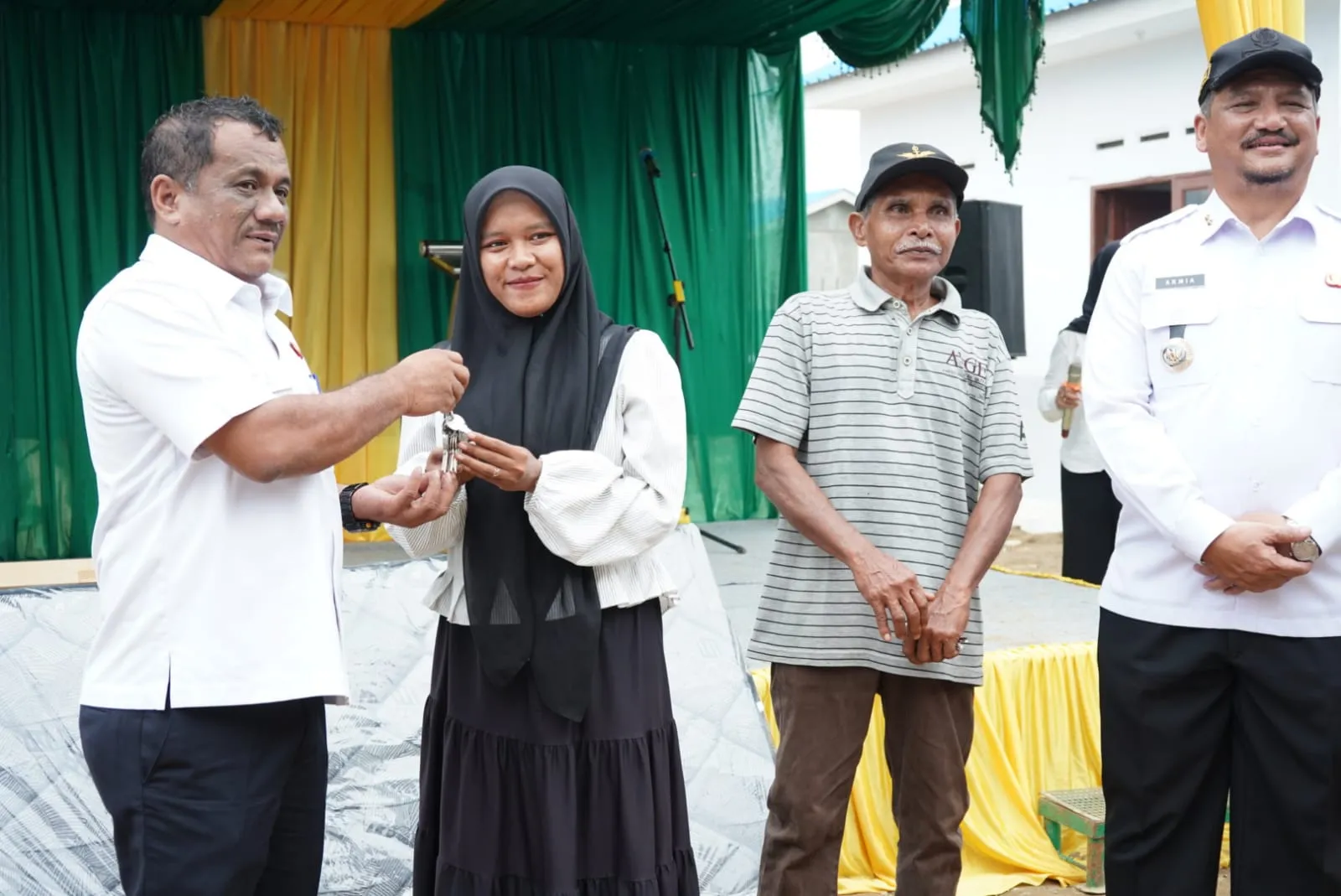 Bupati Armia Pahmi Resmikan 200 Huntap Dari Yayasan Buddha Tzu Chi