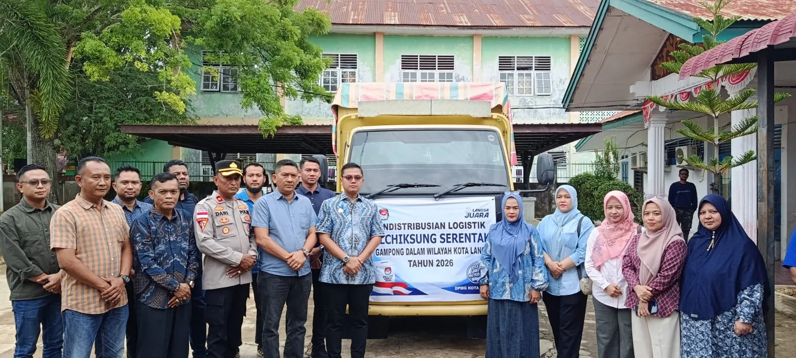 Wali Kota Langsa Lepas Armada Logistik untuk Pilchiksung