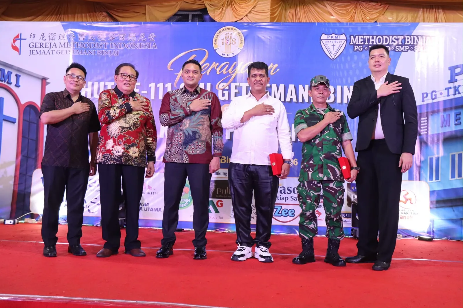 Hadiri HUT GMI Getsemani dan PKMI Binjai, Staf Ahli Wali Kota Ajak Perkuat Persaudaraan dan Toleransi
