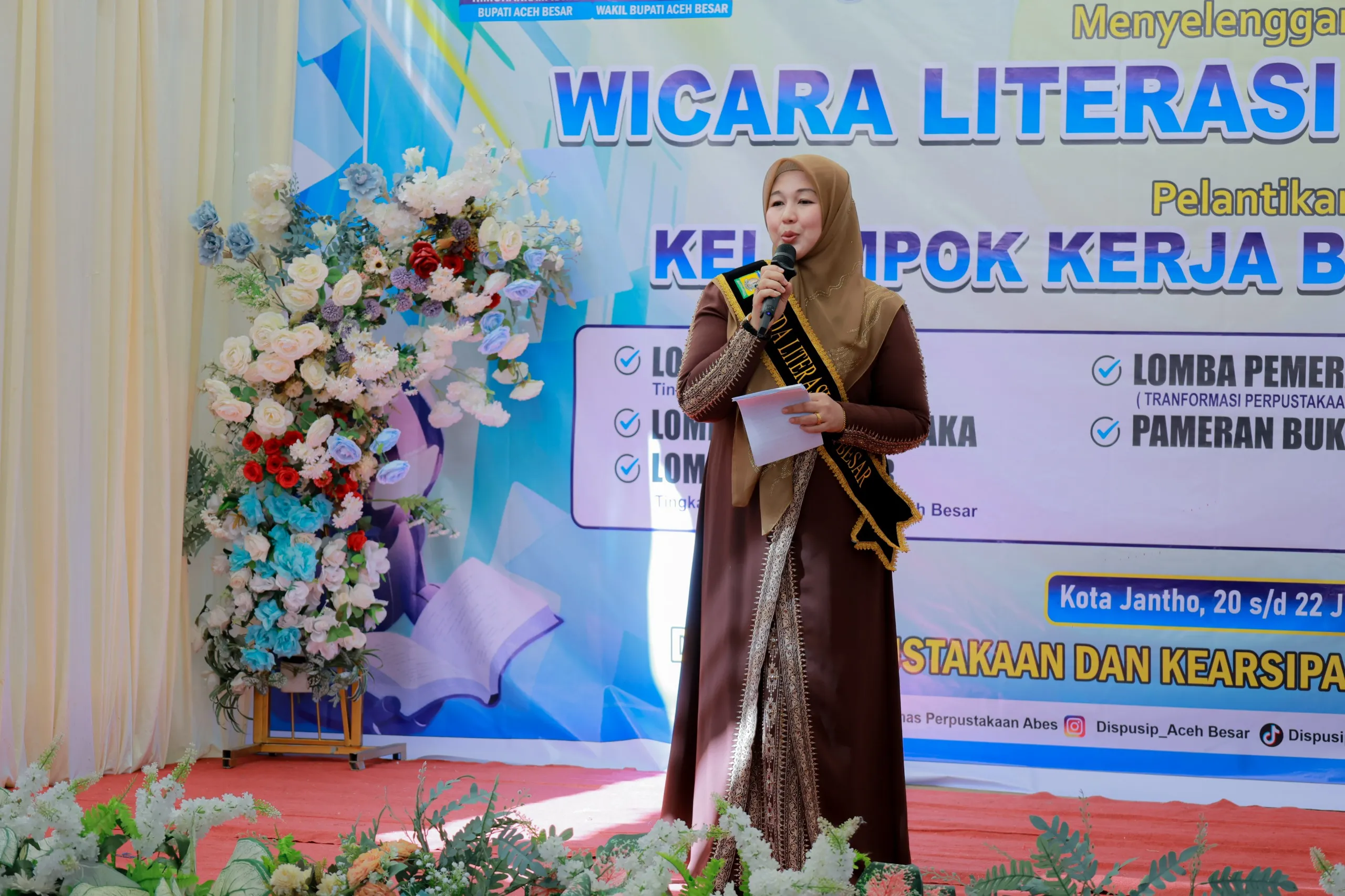 Festival Literasi Aceh Besar 2026 Dibuka, Rita Mayasari Ajak Masyarakat Wujudkan Budaya Membaca sebagai Gerakan Bersama