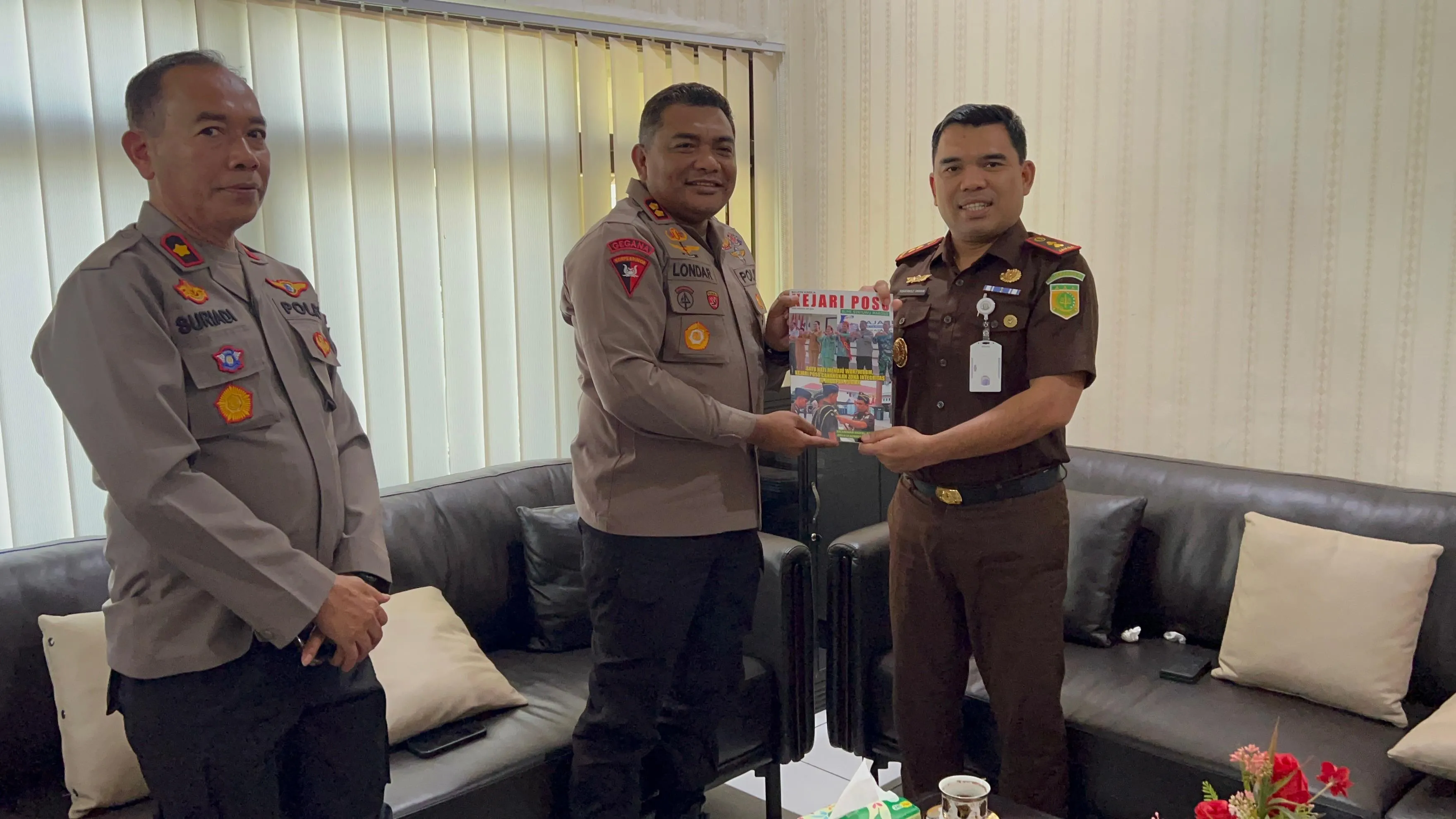 Kajari Sambut Hangat Kapolres, Gagas FGD Bulanan Demi Penegakan Hukum di Poso