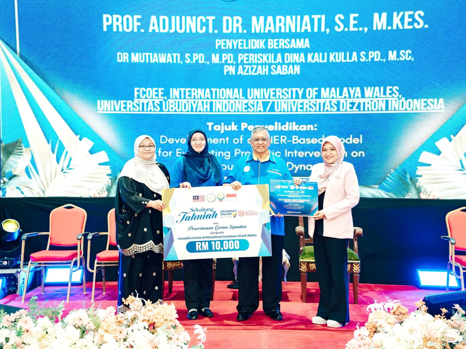 Universitas Deztron Indonesia Lolos Grand Joint Riset Internasional FCoEE Bersama Dosen UM-Wales Malaysia