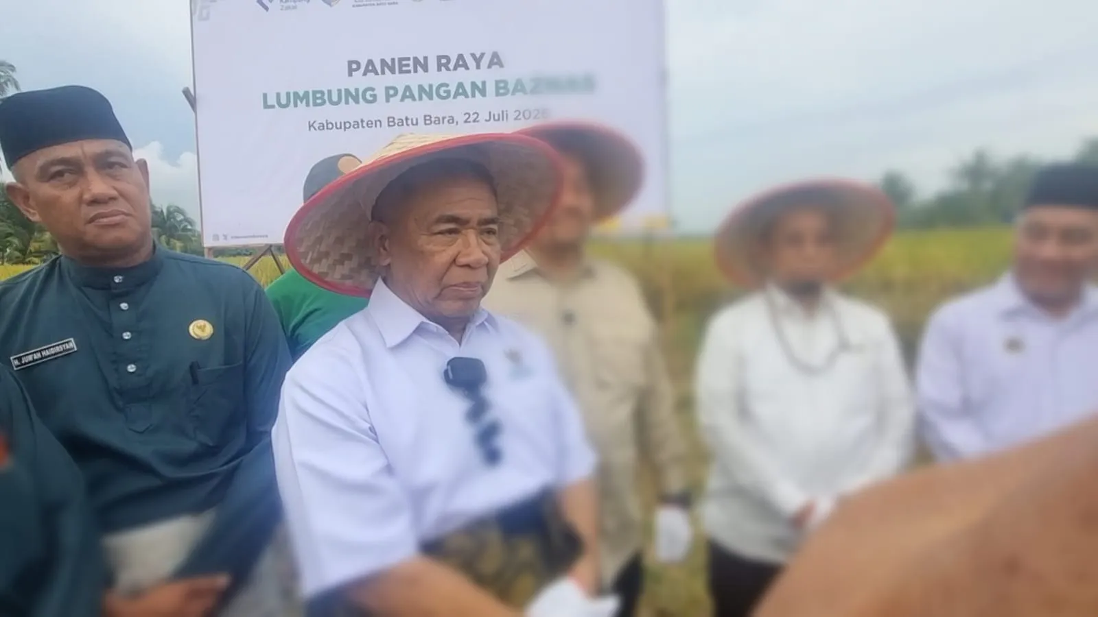 Sukses Bina Petani, Baznas Panen Raya 150 Ton Padi di Batubara