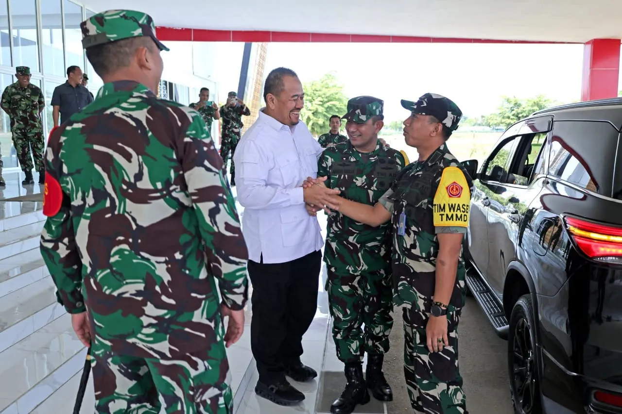 Dandim 0208/Asahan Bersama Bupati Batubara Sambut Hangat Tim Wasev TMMD Ke-129 TA 2026
