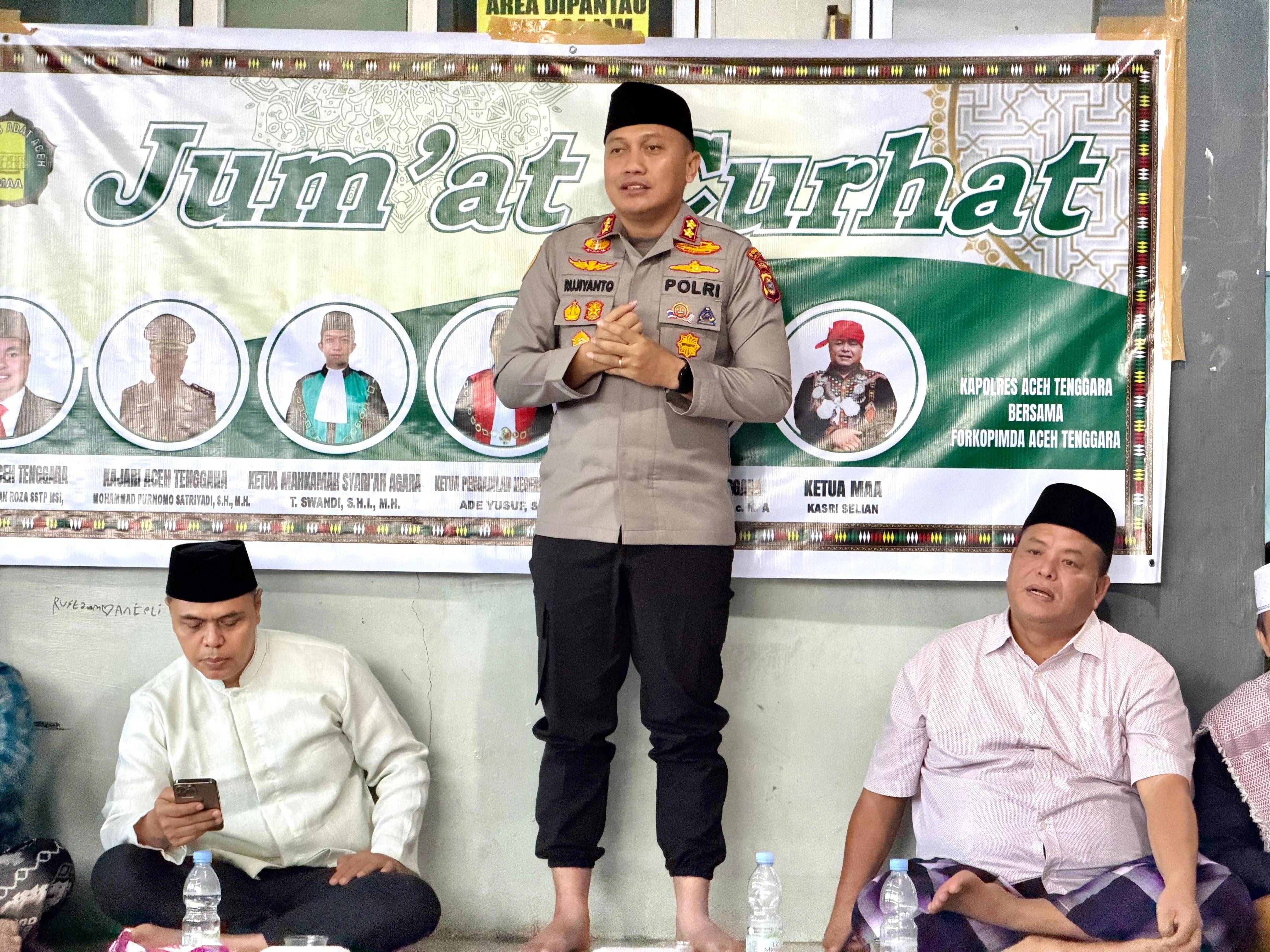 Kapolres Agara Subuh Keliling Bersama Pemerintah Daerah, Ulama dan Masyarakat