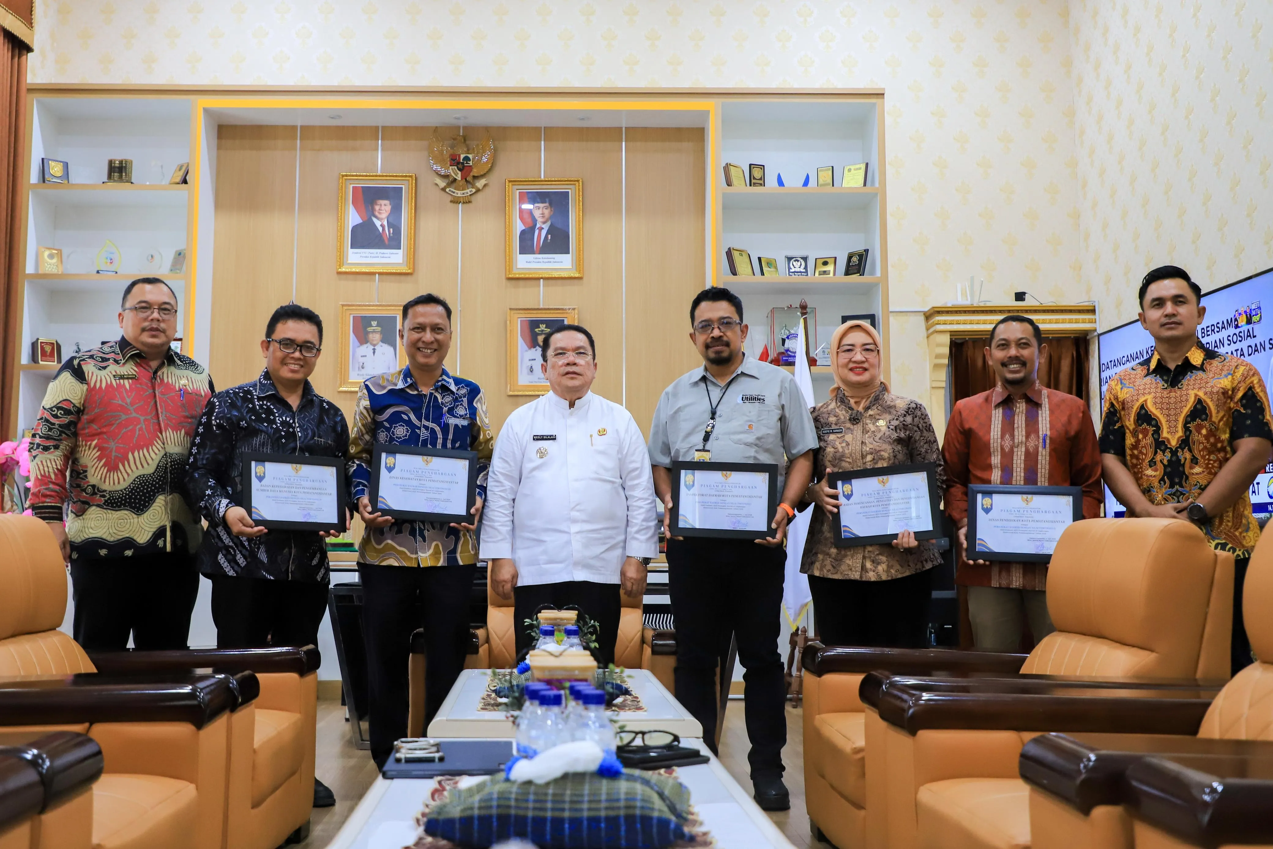 Daftar Lima OPD Pemko Pematangsiantar Terima Penghargaan