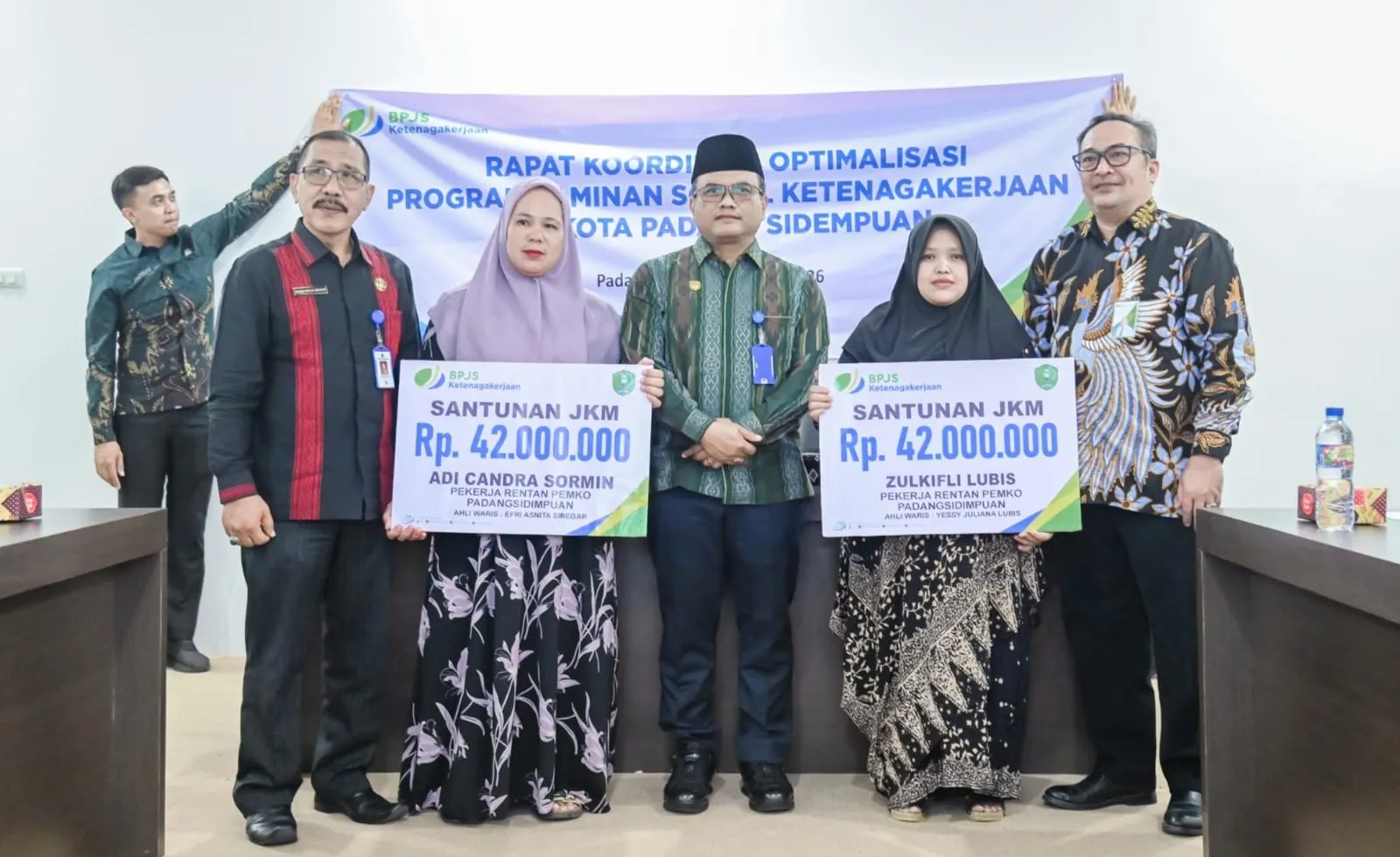 72,2% Tenaga Kerja Di P.Sidimpuan Belum Dilindungi BPJS Ketenagakerjaan, Wali Kota Minta OPD Bergerak