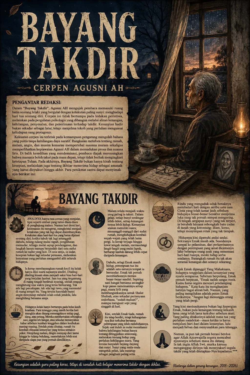 BAYANG TAKDIR CERPEN AGUSNI AH