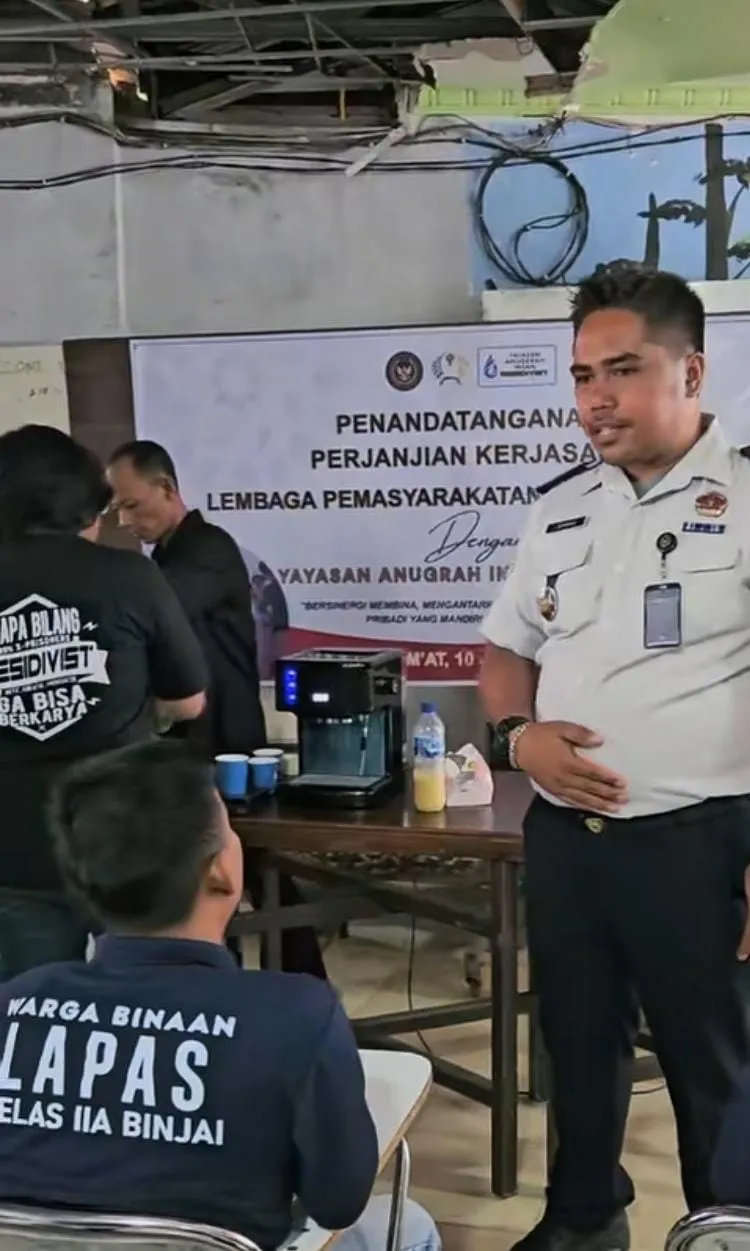 Komit Bina Kemandirian, Lapas Binjai Bekali WBP Dengan Keterampilan Barista