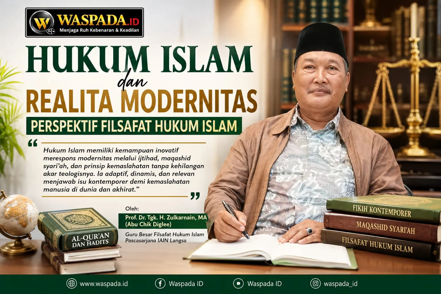 Hukum Islam dan Realita Modernitas Perspektif Filsafat Hukum Islam