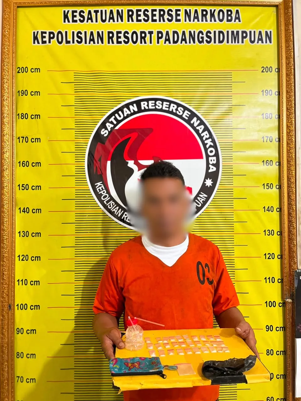 Di Poken Jongjong Hutaimbaru, Residivis Ditangkap Bersama 30 Paket Sabu