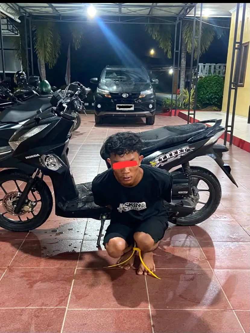 Polres Tapteng Ringkus Terduga Pelaku Curanmor, Motor Curian Hendak Dijual di Padangsidimpuan