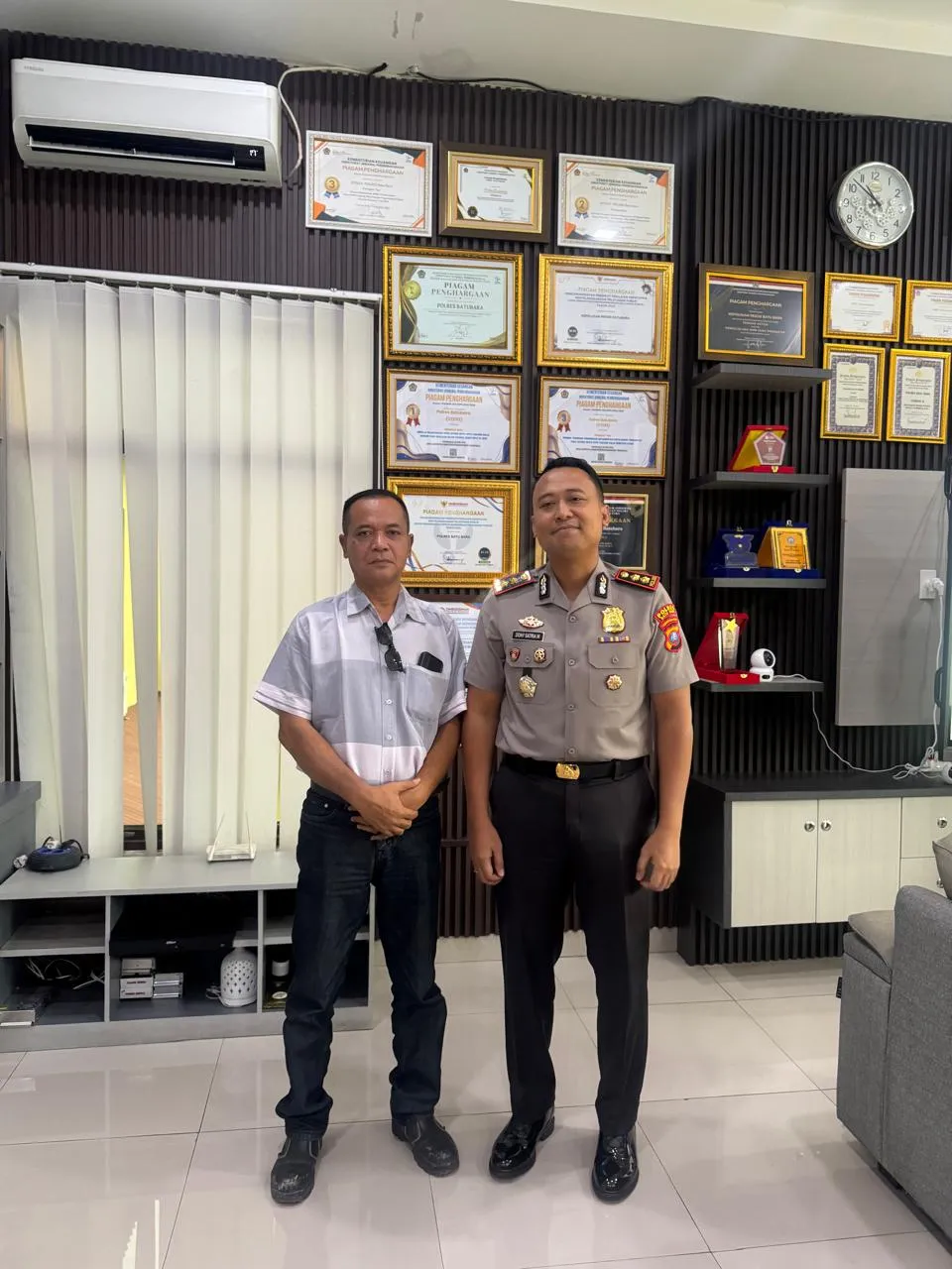 HIKMA Batubara Silaturahim Ke Kapolres