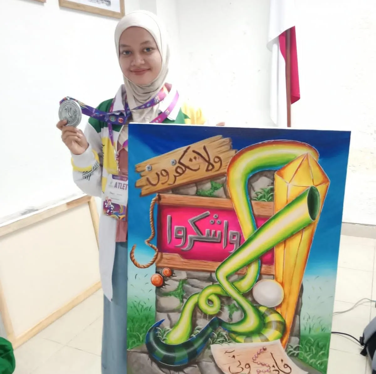 Lebih dari Sekadar Perak: Balqisa Humaira, Kaligrafi dan Martabat PNL di Panggung Nasional