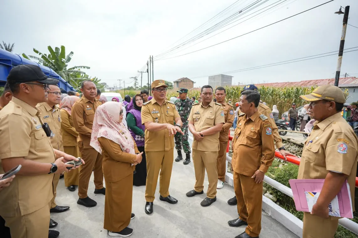 Sinergi Bersama TNI, Jembatan Sei Krio Selesai Dibangun