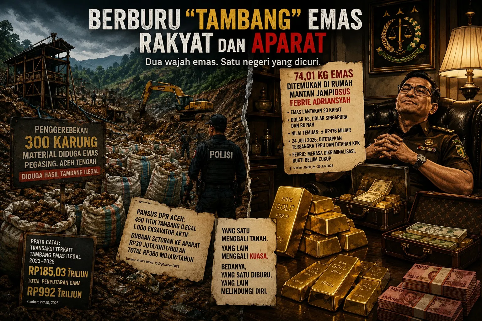 Berburu “Tambang” Emas Rakyat dan Aparat